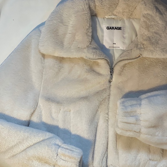 Garage Faux Fur Bomber Jacket - Picture 3 of 3